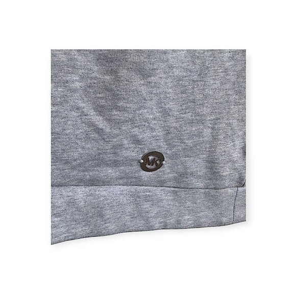 Michael Kors Blue Slub Chambray Pullover Hoodie Size L NWT - Picture 9 of 11